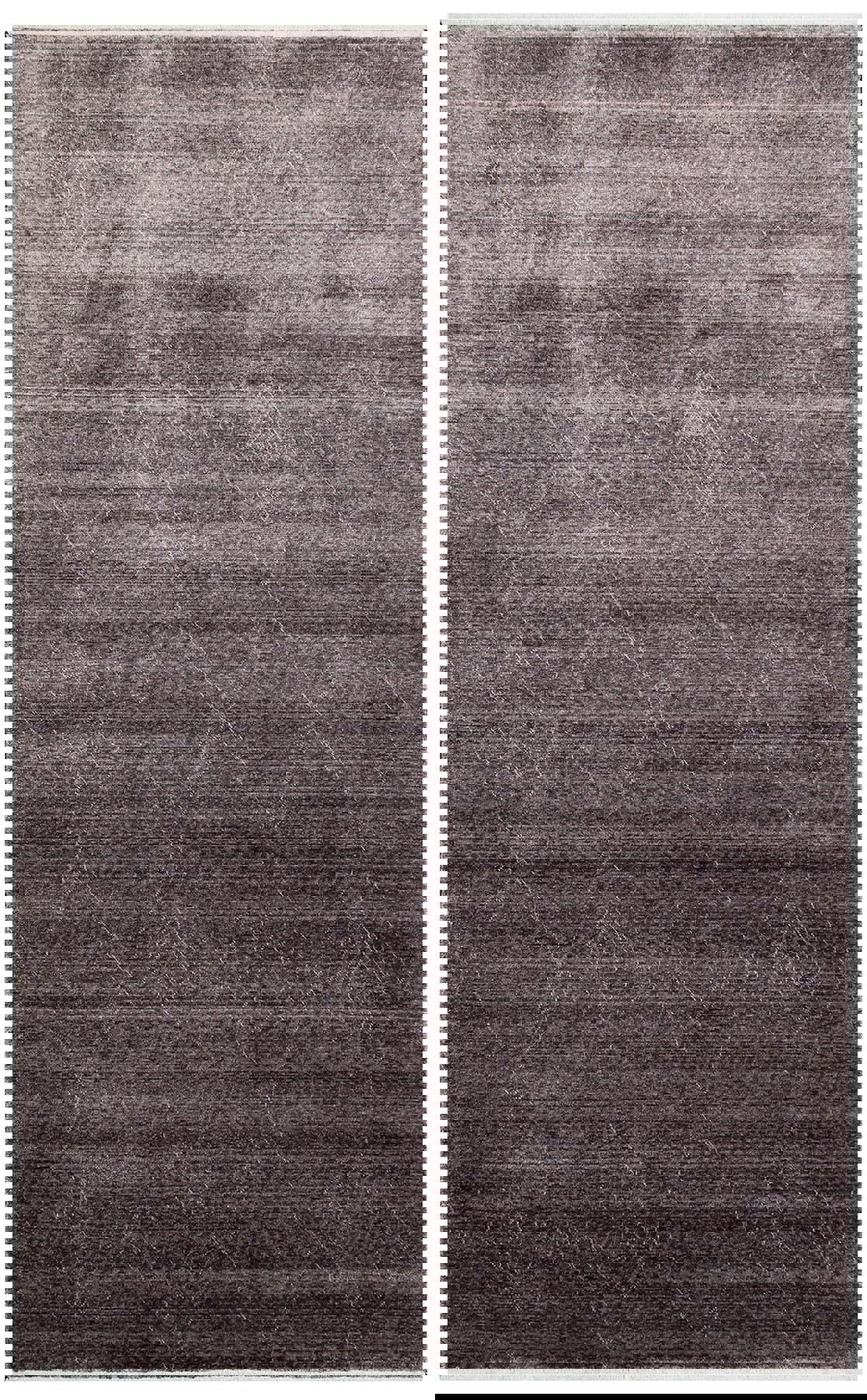 Eko Halı Mystic MS01 Antrasit 7.5 mm Akrilik Silinebilir Yıkanabilir Orta Kaymaz Dikdörtgen El Dokuması Oturma Odası-Salon Halısı 100x200 cm