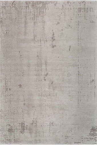 Gümüşsuyu Deco Milano 17018 Bej 6 mm Viskon Toz Tutmaz Yıkanabilir İnce Kaymaz Taban Dikdörtgen Makine Dokuma Salon Halısı 115x160 cm