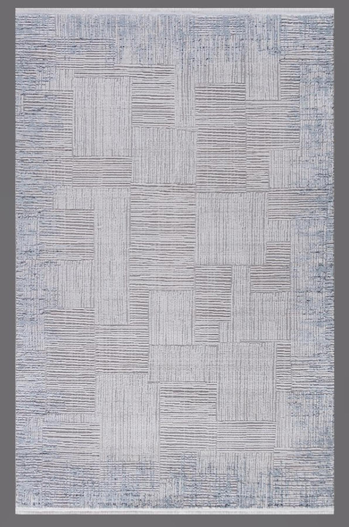 Merinos Diyez Krem 11 mm Akrilik Antialerjenik Yıkanabilir İnce Kaymaz Dikdörtgen Makine Dokuma Salon Halısı 100x200 cm