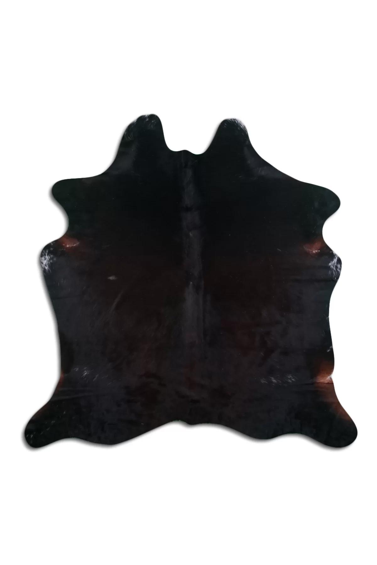 Fiesta Leather Art 103830 Çok Renkli 51 mm Deri Toz Tutmaz Yıkanabilir İnce Kaymaz Deri Taban Oval Makine Dokuma Salon Halısı 140x250 cm