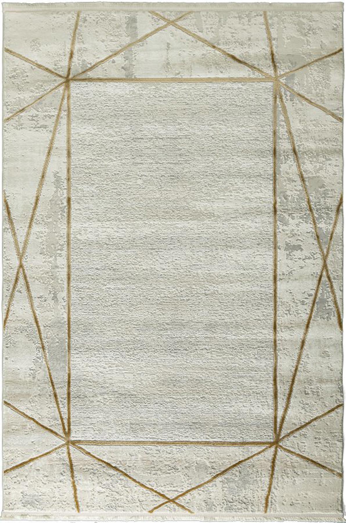 Tuğra Halı Mabeyn 12902 Çok Renkli 10 mm Akrilik-Polyester Yumuşak Yıkanabilir İnce Dikdörtgen Makine Dokuma Antre-Oturma Odası-Salon-Yatak Odası Halısı 160x230 cm