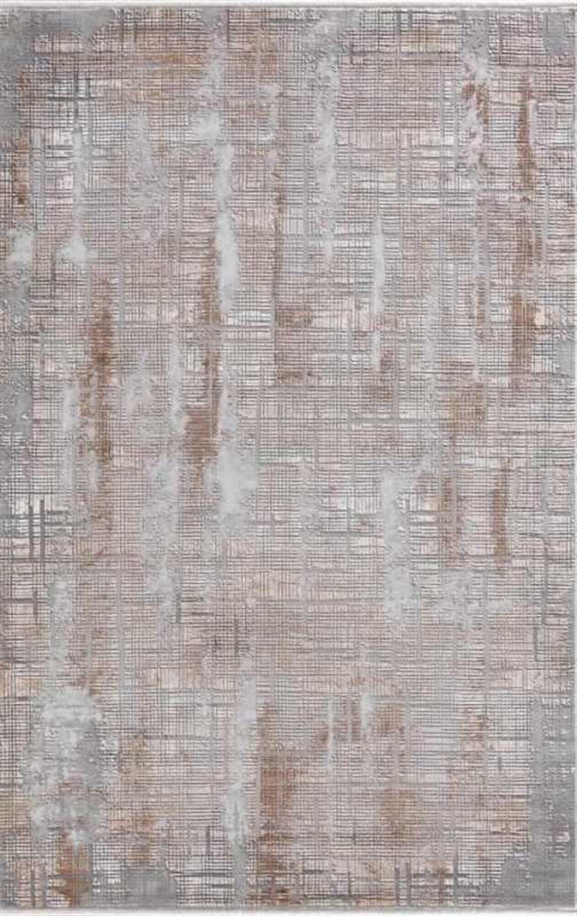 Merinos Therapy 19117 Vizon 12 mm Akrilik Yumuşak Yıkanabilir İnce Kaymaz Dikdörtgen Makine Dokuma Salon Halısı 80x500 cm