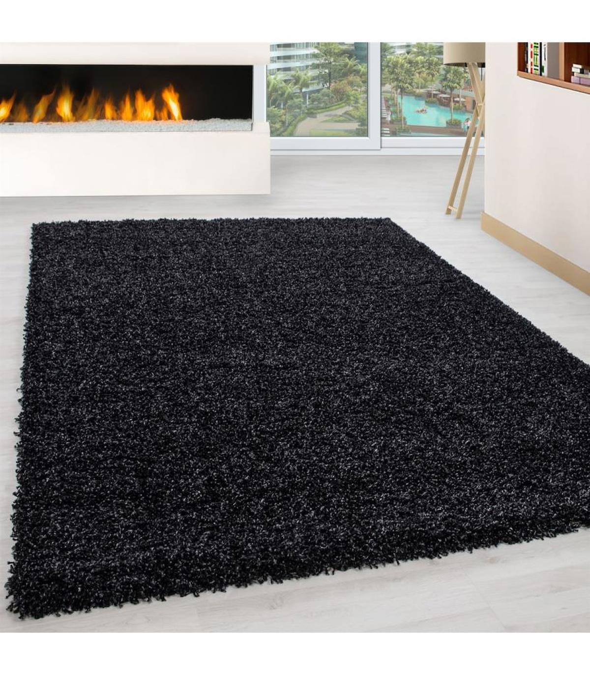 Carpettex Krem 30 mm Polipropilen Antibakteriyel Yıkanabilir Kalın Kaymaz Lateks Taban Dikdörtgen Makine Dokuma Salon Halısı 150x233 cm