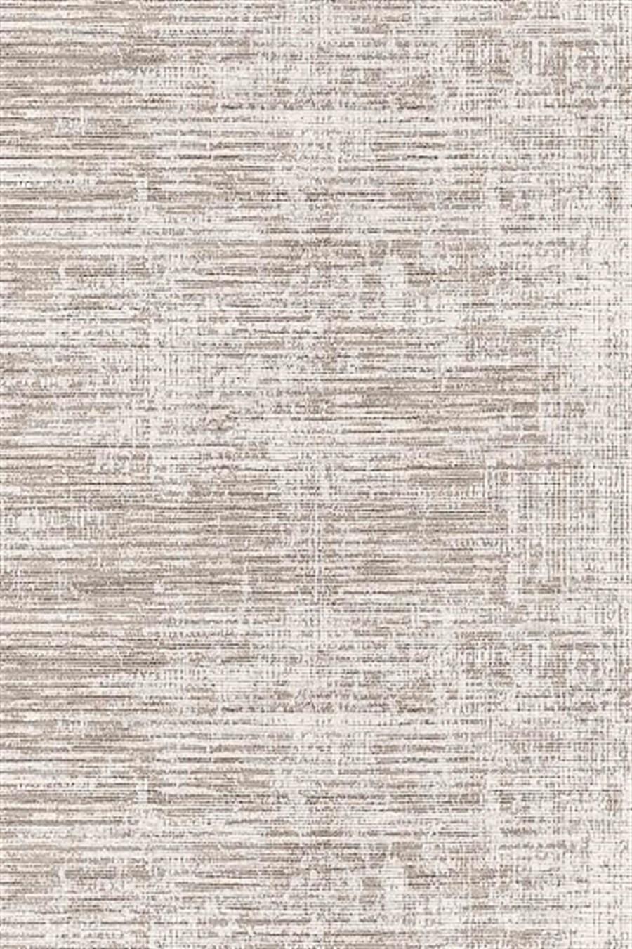 Kreasyon Halı Pandora 2776 Vizon 5 mm Polyester Yıkanabilir İnce Kaymaz Pamuk Taban Dikdörtgen Makine Dokuma Salon Halısı 160x300 cm