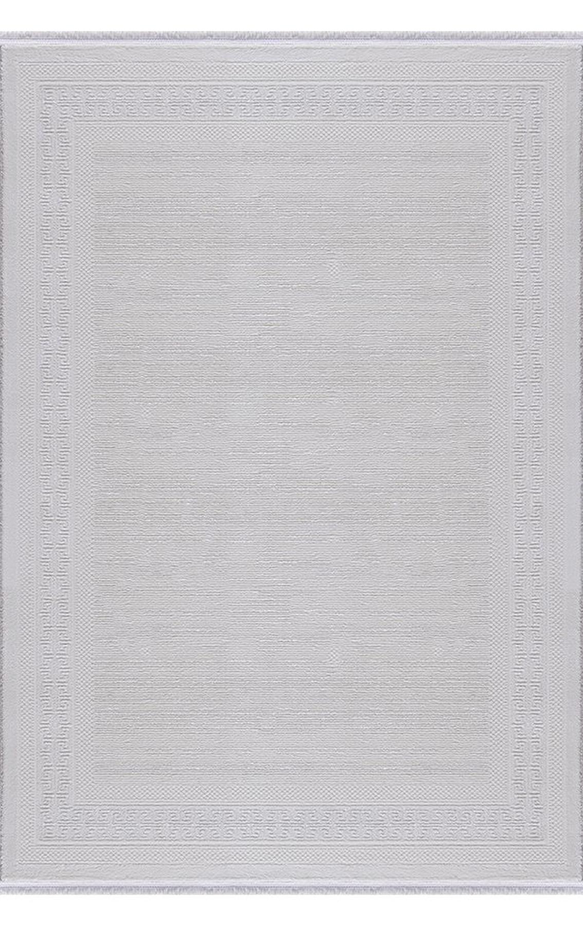Merinos Therapy 65291 Krem 12 mm Akrilik Yumuşak Yıkanabilir kalın Kaymaz Jel Taban Dikdörtgen Makine Dokuma Salon Halısı 100x300 cm