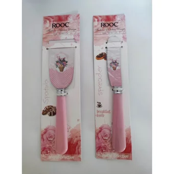 Mavi Köy Rooc Pasta Seti Peynir Bıçağı Çeyiz Seti - 5' li