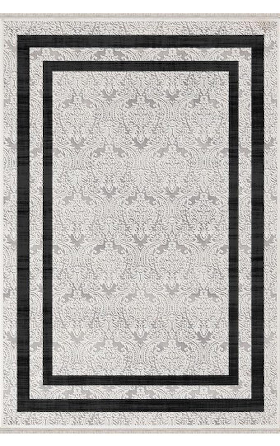 Padişah Eternity 33263 Krem 10 mm Akrilik Yıkanabilir İnce Dikdörtgen Makine Dokuma Salon Halısı 130x190 cm