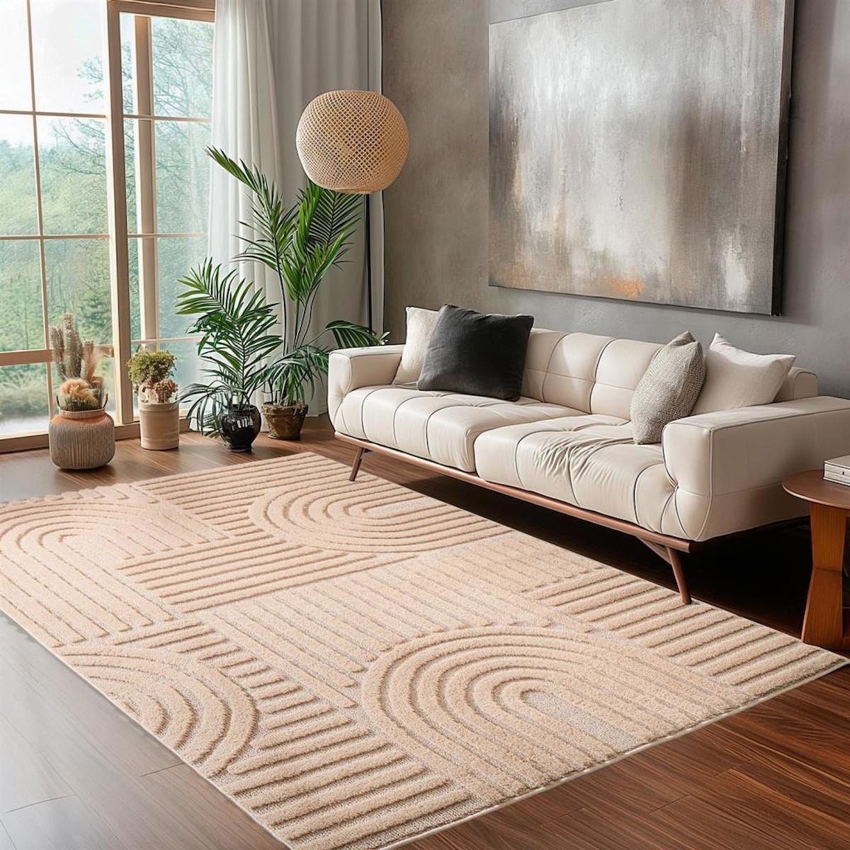 Carpettex Rose Pembe 9 mm Polipropilen Toz Tutmaz Yıkanabilir İnce Kaymaz Lateks Taban Dikdörtgen Makine Dokuma Salon Halısı 100x400 cm