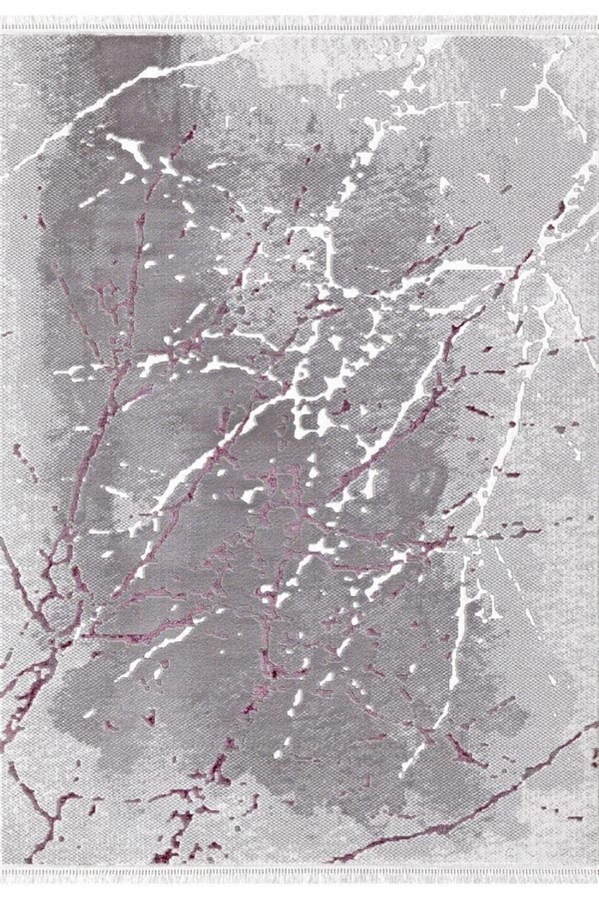 Padişah PN012 Gri 12 mm Akrilik Yumuşak Yıkanabilir Kalın Kaymaz Dikdörtgen Makine Dokuma Salon Halısı 120x180 cm