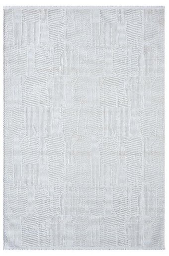 Kreasyon Halı KD003 Krem 9 mm Polyester Yıkanabilir İnce Dikdörtgen Makine Dokuma Salon Halısı 180x250 cm