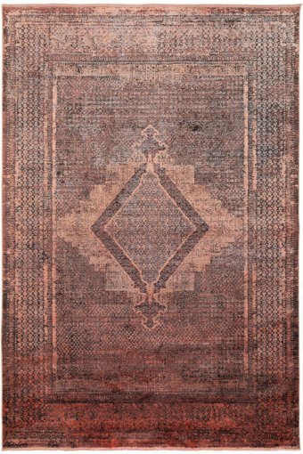 La Boutique İstanbul IB06 Krem 6 mm Viskon Toz tutmaz Yıkanabilir İnce Kaymaz Dikdörtgen Makine Dokuma Salon Halısı 80x300 cm