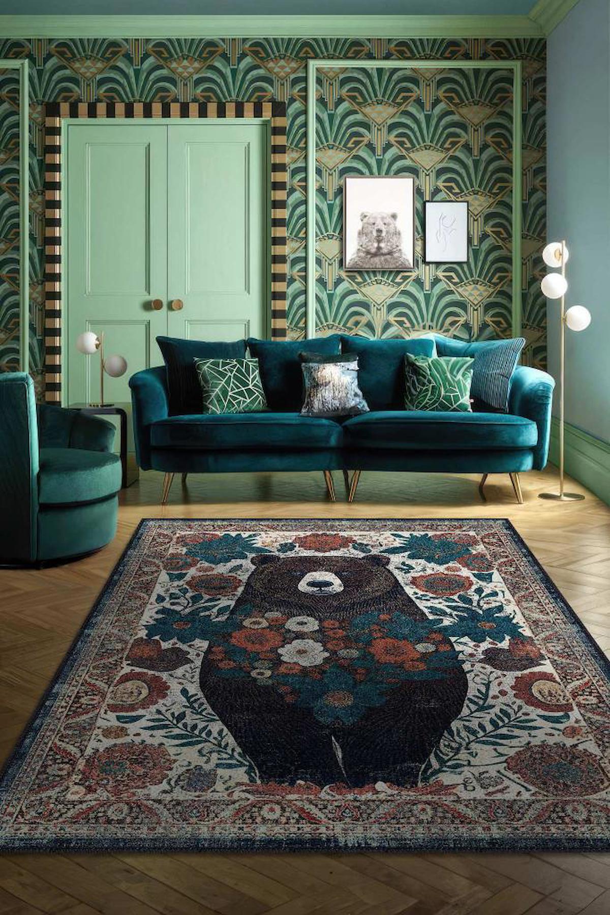 Homshtag Nuh'un Gemisi Krem 4 mm Pamuk Antistatik Yıkanabilir İnce Kaymaz Dikdörtgen Makine Dokuma Salon Halısı 120x180 cm
