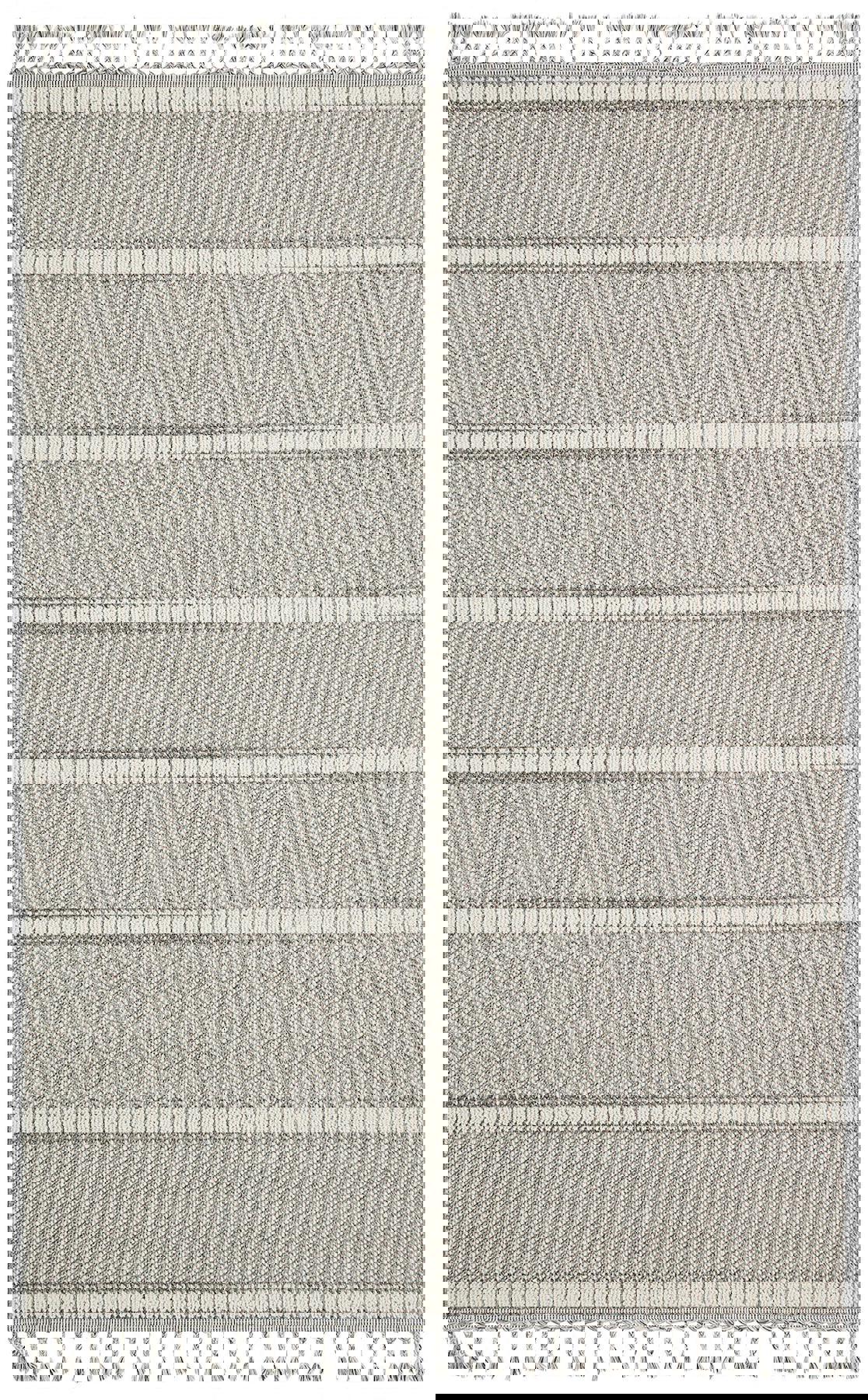 Eko Halı Soho SH07 Gri 6-12 mm Polyester Silinebilir Yıkanabilir Orta Kaymaz Dikdörtgen Makine Dokuma Oturma Odası-Salon Halısı 200x300 cm