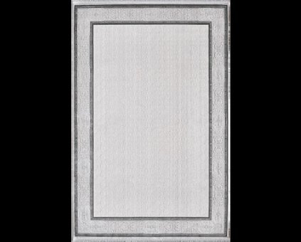 Royal Halı Mystic QM04D Gri 6 mm Akrilik Antibakteriyel Yıkanabilir Kalın Kaymaz Lateks Taban Dikdörtgen Makine Dokuma Salon Halısı 160x230 cm