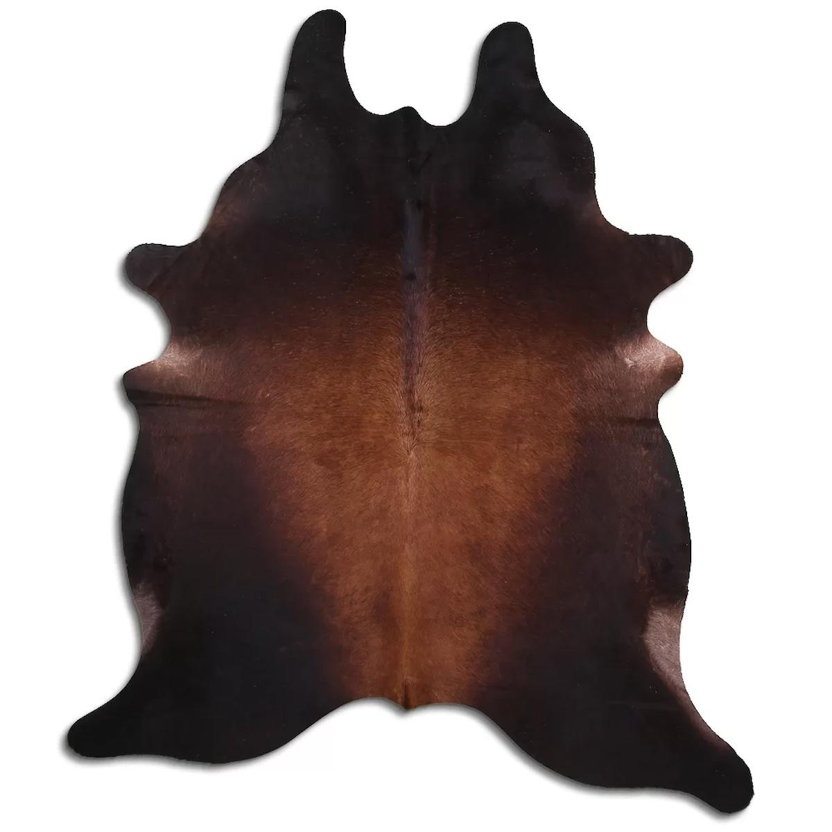 Fiesta Leather Art 32834 Krem 51 mm Deri Toz Tutmaz Yıkanabilir İnce Kaymaz Deri Taban Oval Makine Dokuma Salon Halısı 100x225 cm
