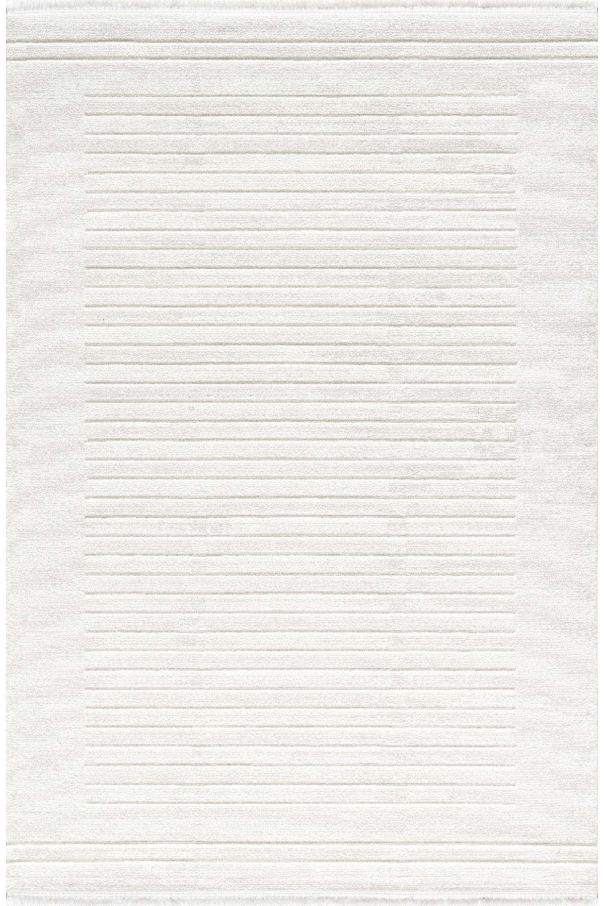 Pierre Cardin Quenta Krem 9 mm Mikropolyester Antibakteriyel Yıkanabilir İnce Kaymaz Dikdörtgen Makine Dokuma Salon Halısı 100x300 cm