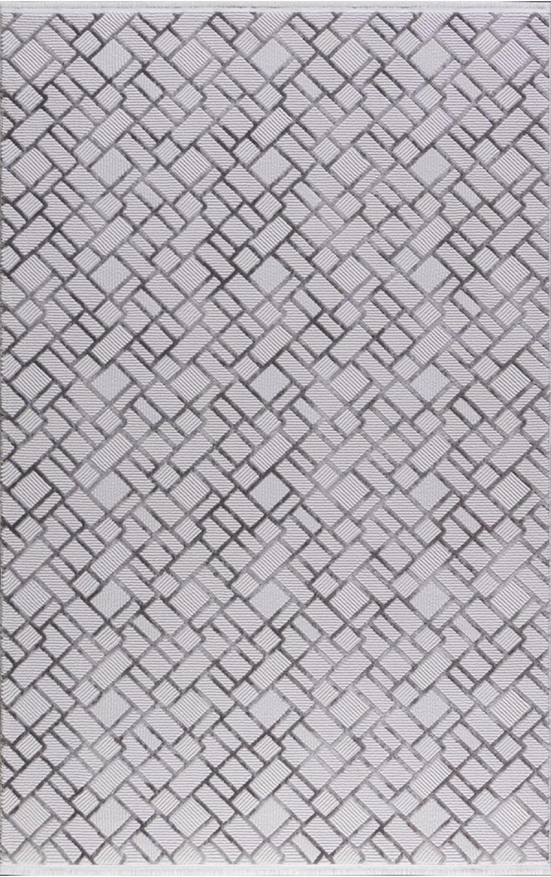 Padişah Sümela 64251 Krem 9 mm Akrilik Yıkanabilir İnce Dikdörtgen Makine Dokuma Salon Halısı 100x150 cm