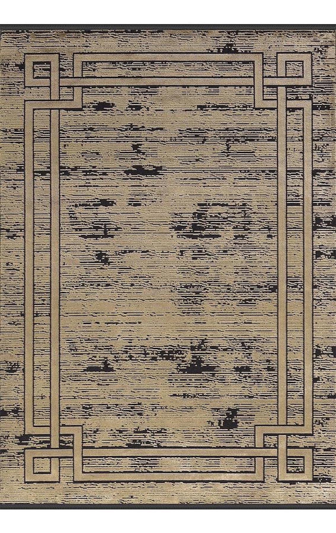 Merinos Bamboo Lavi 34666 Sarı 12 mm Akrilik Antialerjenik Yıkanabilir İnce Kaymaz Dikdörtgen Makine Dokuma Salon Halısı 120x200 cm