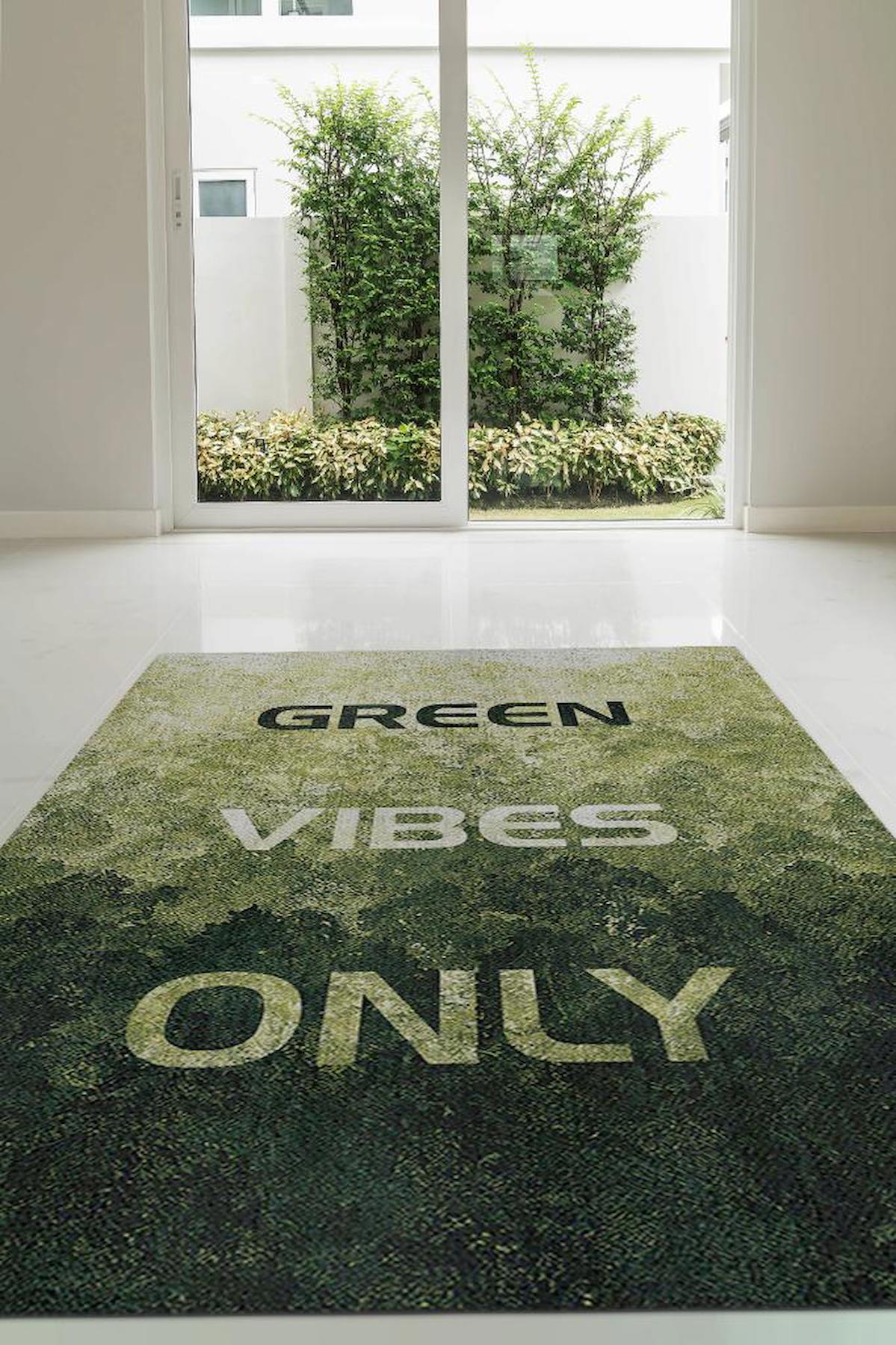 Homshtag Çok Renkli 4 mm Pamuk Antistatik Yıkanabilir İnce Kaymaz Dikdörtgen Makine Dokuma Salon Halısı 120x300 cm