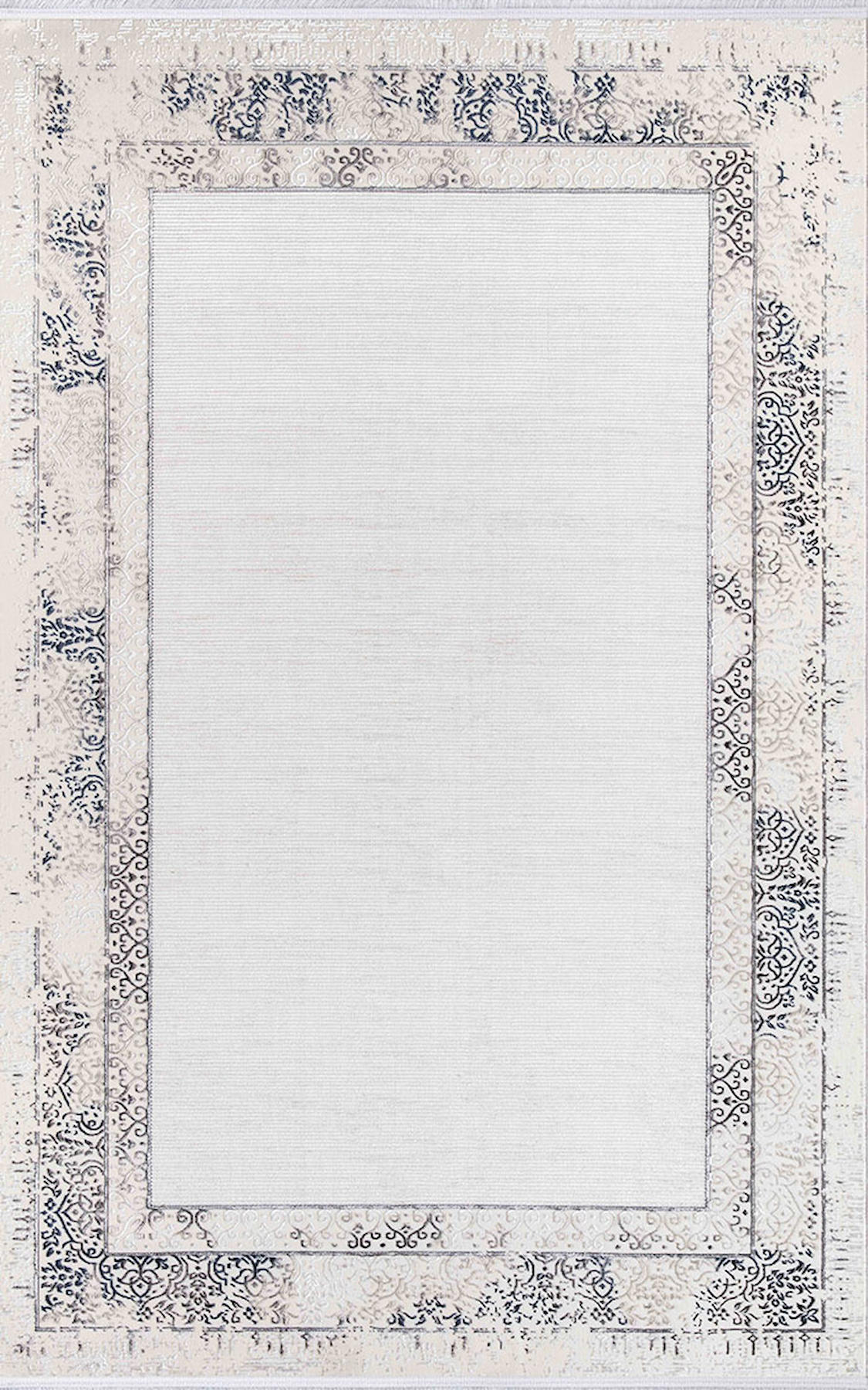 İpek Home Sihir 17350 Bej - Mavi 6 mm Polyester Toz Tutmaz Yıkanabilir İnce Kaymaz Pamuk Taban Dikdörtgen Makine Dokuma Antre-Çocuk Odası-Salon-Yatak Odası Halısı 180x180 cm