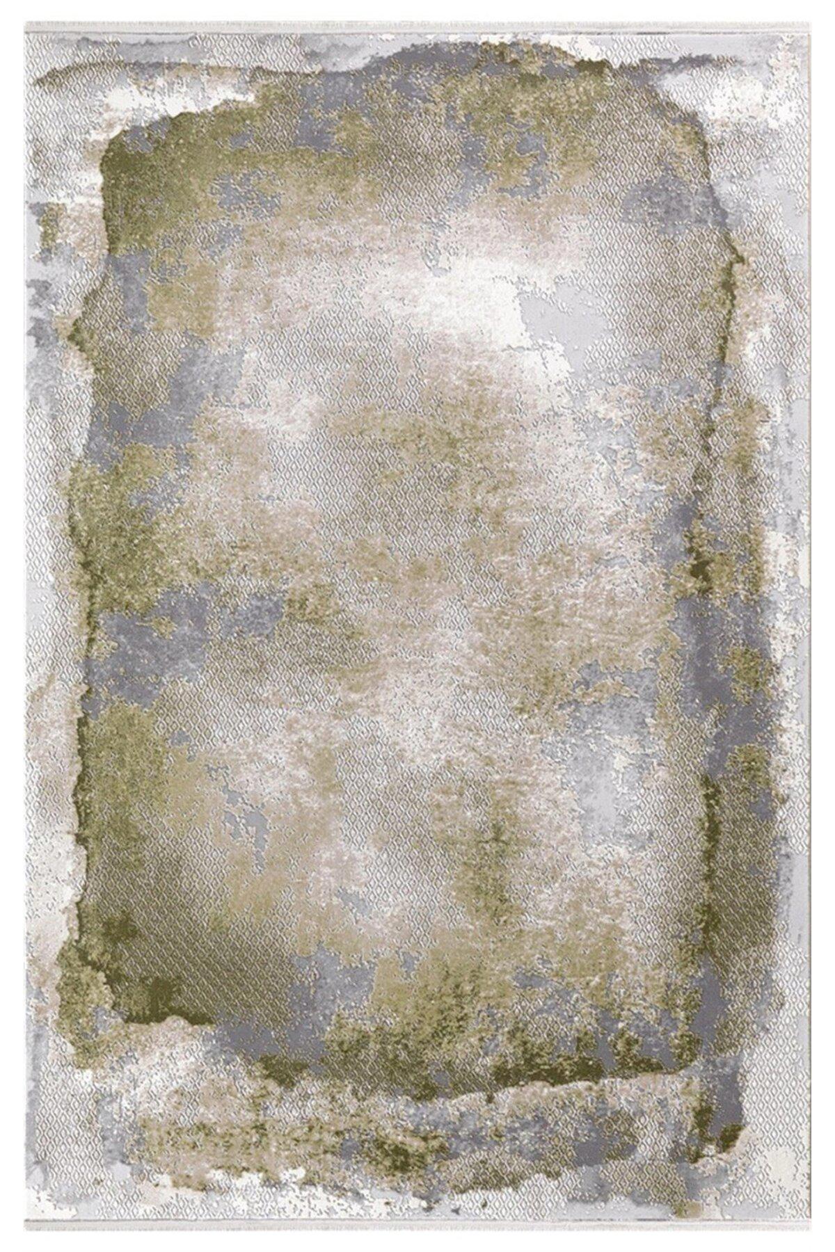 Padişah Eternity 31968 Çok Renkli 11 mm Akrilik Antibakteriyel Yıkanabilir İnce Kaymaz Dikdörtgen Makine Dokuma Salon Halısı 80x500 cm