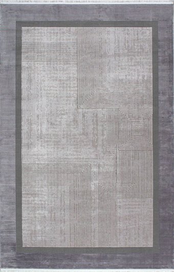 Artemis Halı Alegra 03019C Çok Renkli Polyester Yıkanabilir İnce Kaymaz Jüt Taban Dikdörtgen Makine Dokuma Salon Halısı 100x200 cm