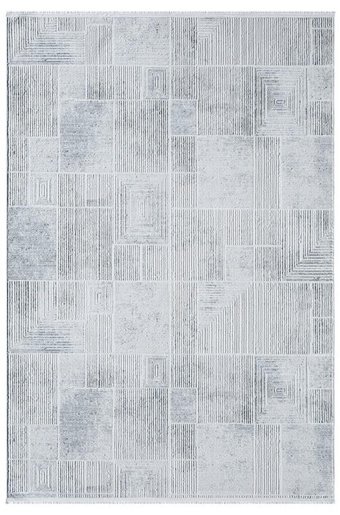 Kreasyon Halı KD005 Krem 9 mm Polyester Yıkanabilir İnce Dikdörtgen Makine Dokuma Salon Halısı 180x250 cm