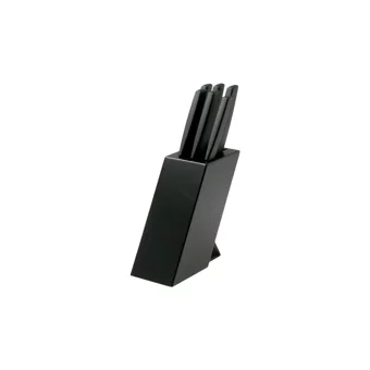 Evrekala Shop Victorinox Yeni Bıçak Seti Siyah Victorinox Modern Ahşap 6 Parça