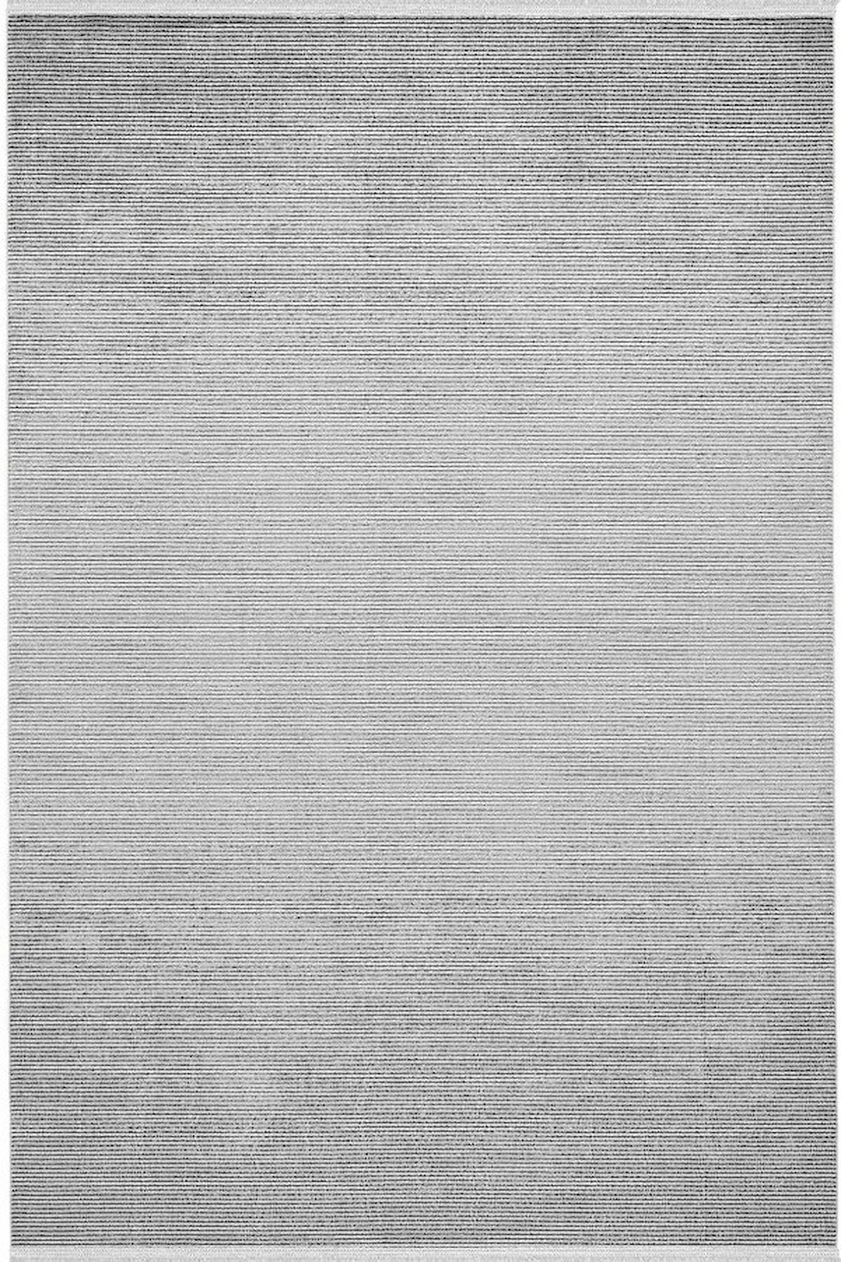 Koza Halı Claris 31171D Gri 0.8 mm Akrilik Yıkanabilir Dikdörtgen Makine Dokuma Salon Halısı 160x235 cm