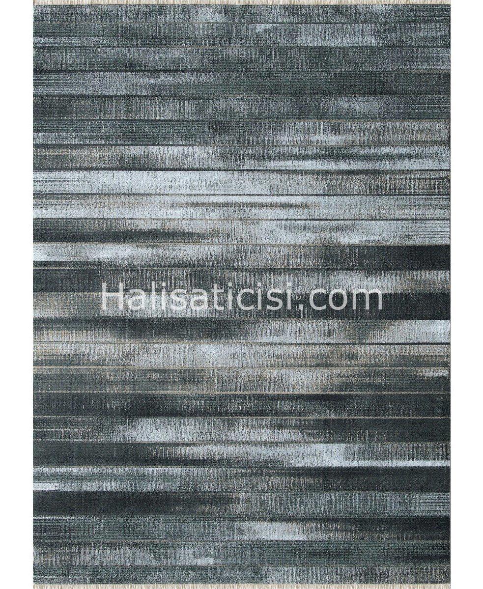 Gümüşsuyu Ecocycle 11448 Krem 8 mm Polyester Toz Tutmaz Yıkanabilir İnce Kaymaz Dikdörtgen Makine Dokuma Salon Halısı 100x200 cm