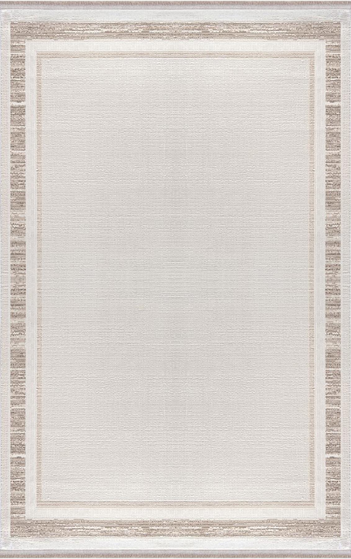 Padişah Aspen 62747 Vizon 6 mm Polyester Toz Tutmaz Yıkanabilir İnce Kaymaz Dikdörtgen Makine Dokuma Salon Halısı 180x180 cm