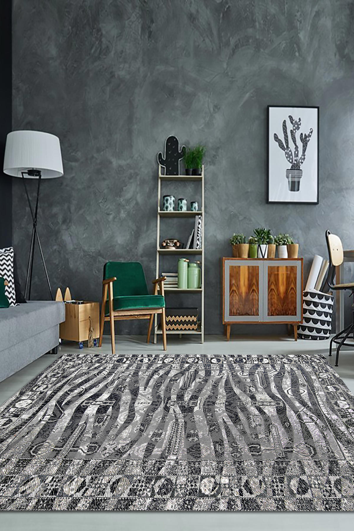 İlyaki Home Mikel Krem 0.5 mm Pamuk Yıkanabilir Kalın Kaymaz Dikdörtgen Makine Dokuma Salon Halısı 180x280 cm