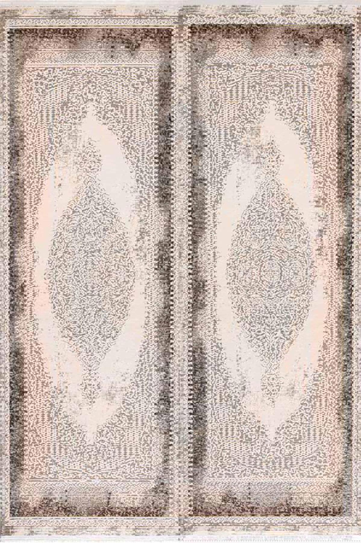 Enti Halı Lizbon 4509 Vizon 11 mm Akrilik Silinebilir Yıkanabilir Orta Dikdörtgen Makine Dokuma Salon Halısı 180x180 cm