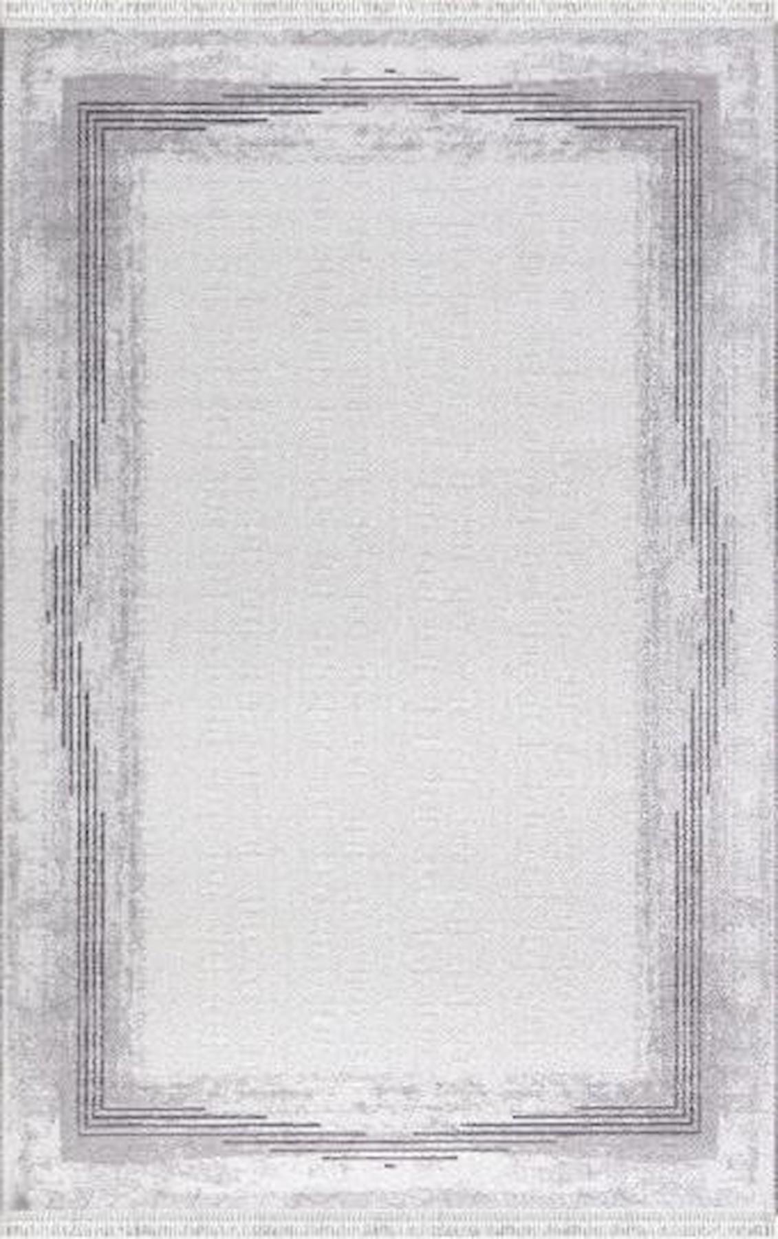 Padişah Santo 60887 Krem 10 mm Akrilik Antibakteriyel Yıkanabilir İnce Dikdörtgen Makine Dokuma Salon Halısı 80x500 cm