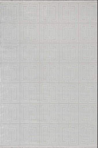 Flora Halı Magnum 7135A Krem 6 mm Akrilik-Viskon Silinebilir Yıkanabilir İnce Dikdörtgen Makine Dokuma Salon Halısı 200x290 cm