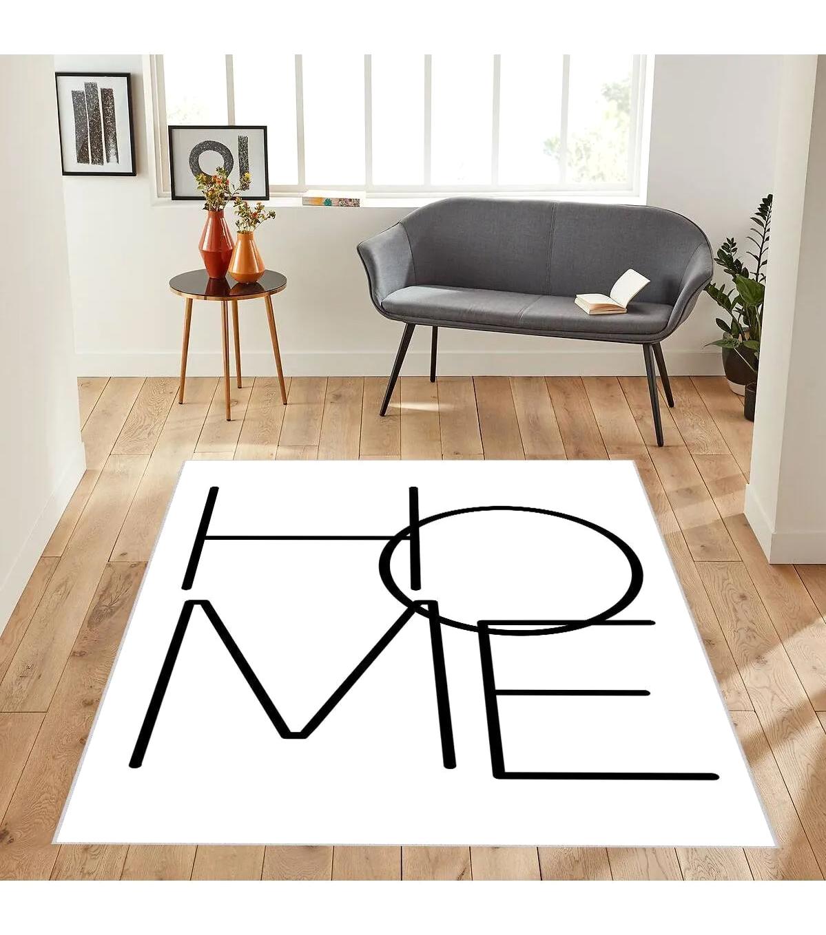 Rovigo Home RVG1882-SM375 Krem 8 mm Polyester Antibakteriyel-Leke Tutmaz-Toz Tutmaz Yıkanabilir İnce Kaymaz Dot Taban Dikdörtgen Makine Dokuma Salon Halısı 100x300 cm