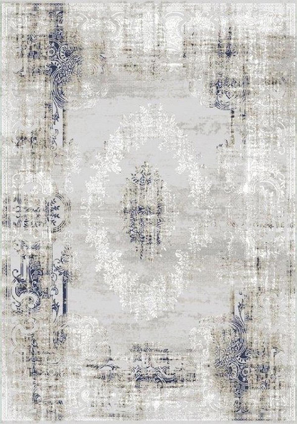 Festival Halı Maniad MN08A Çok Renkli 0.8 mm Akrilik Silinebilir Yıkanabilir Dikdörtgen Makine Dokuma Salon Halısı 80x500 cm