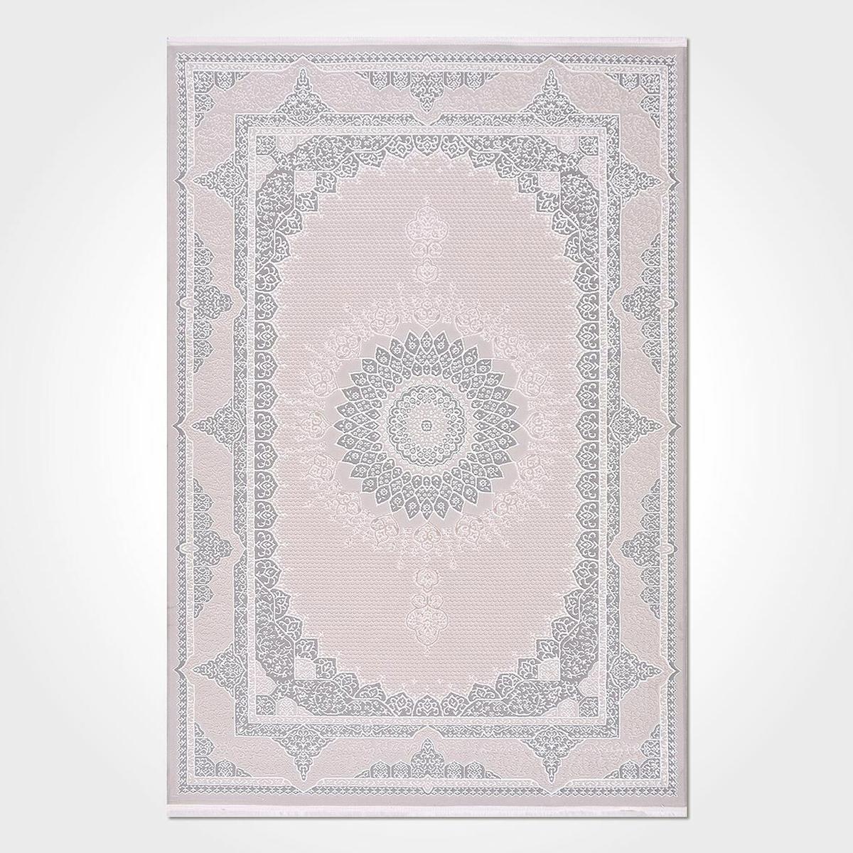 Crea Halı Venüs 4301 Krem 8 mm Polyester Toz Tutmaz Yıkanabilir Orta Dikdörtgen Makine Dokuma Salon Halısı 80x200 cm