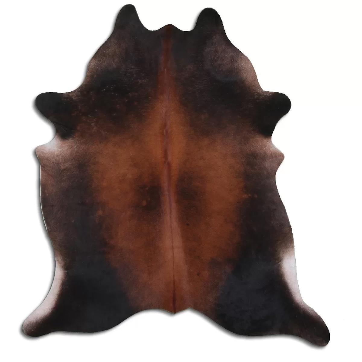 Fiesta Leather Art 64614 Krem 51 mm Deri Toz Tutmaz Yıkanabilir İnce Kaymaz Deri Taban Oval Makine Dokuma Salon Halısı 100x400 cm