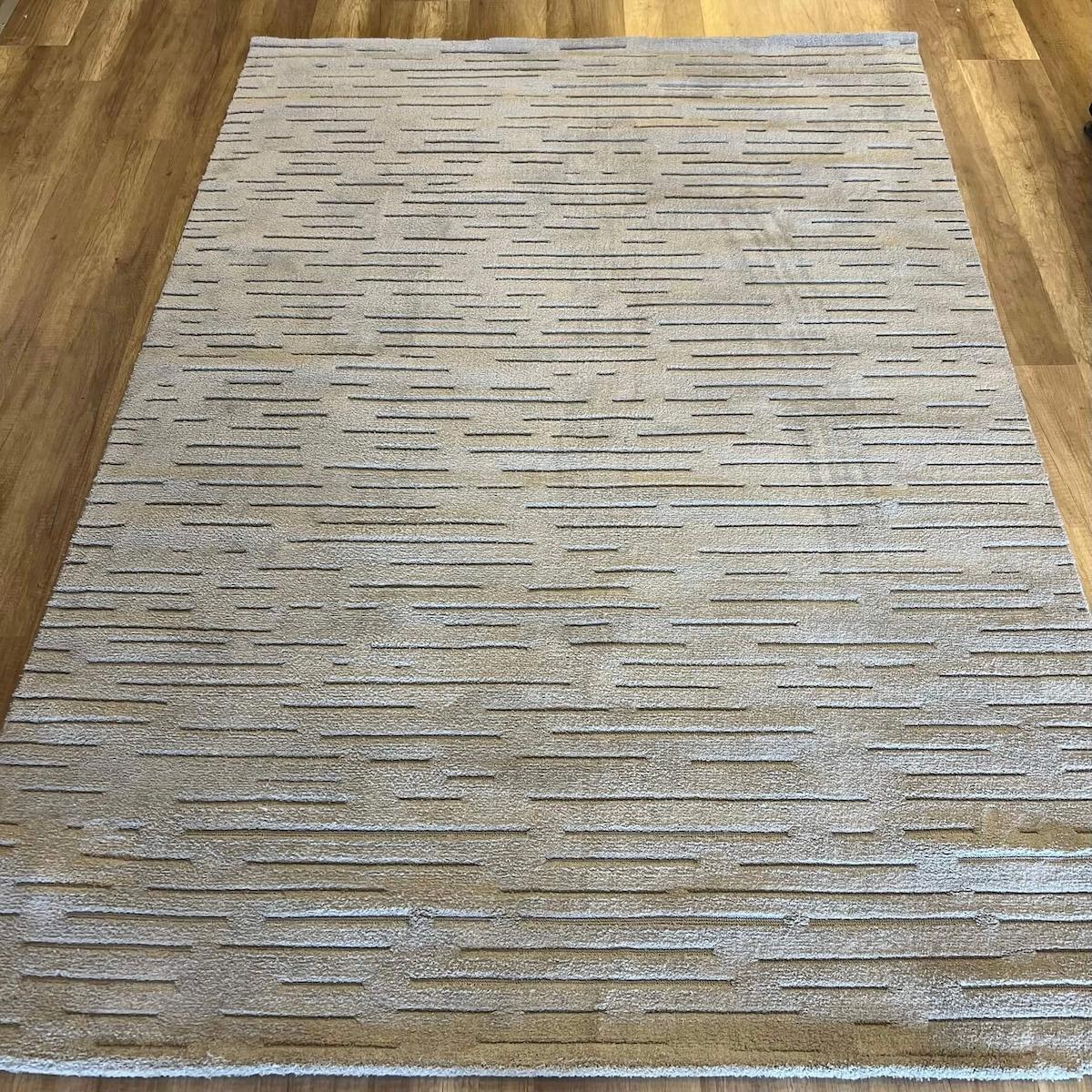 Hoom Rugs Misto MS10 Gri 6 mm Polyester Antialerjenik Yıkanabilir Orta Kaymaz Dikdörtgen Makine Dokuma Salon Halısı 100x300 cm