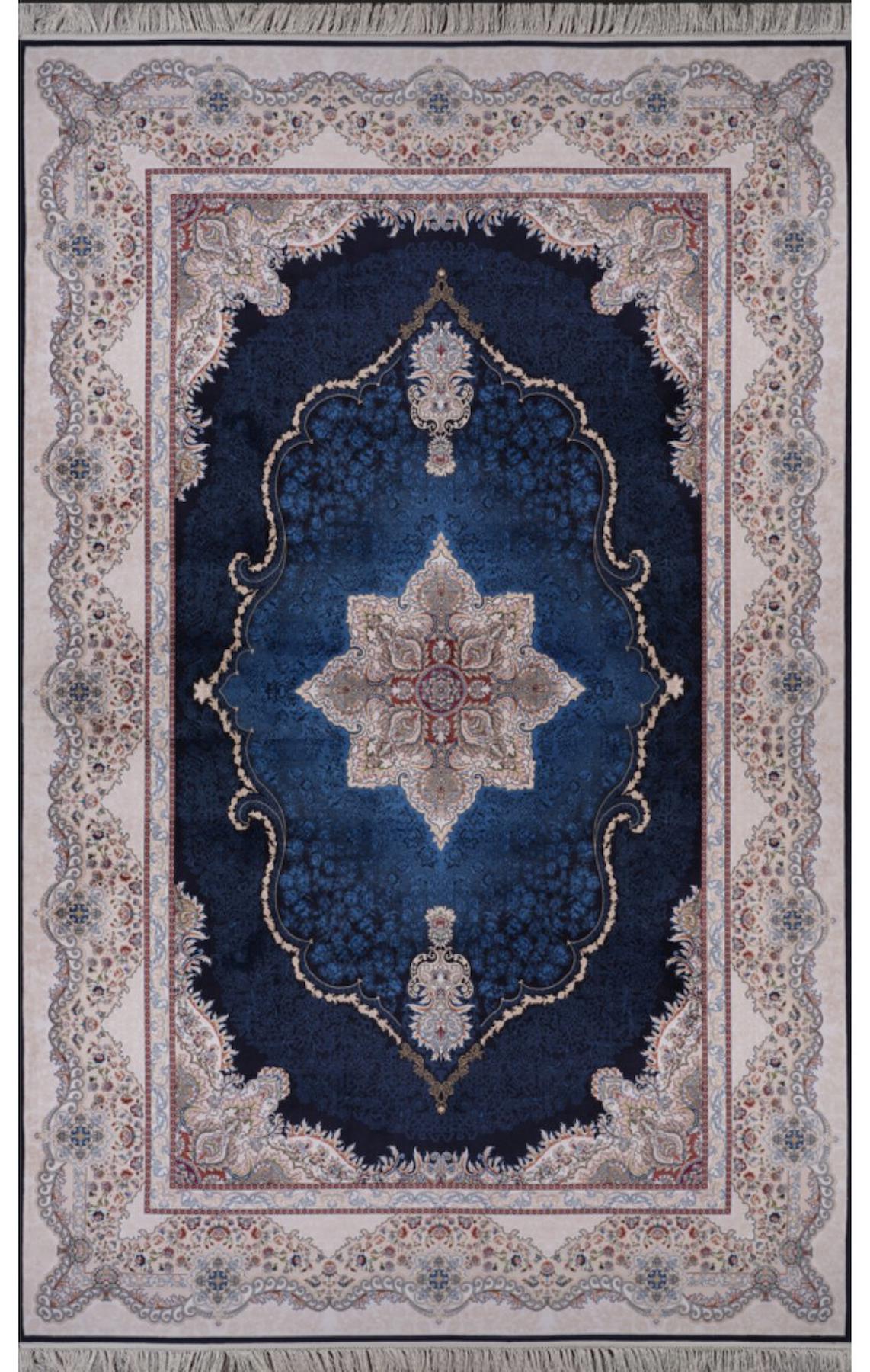Artemis Halı 05192C Çok Renkli Akrilik Yıkanabilir İnce Kaymaz Jüt Taban Dikdörtgen Makine Dokuma Salon Halısı 60x100 cm