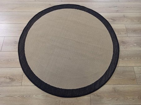Çam Halı 9716 Siyah Silinebilir Yıkanabilir Orta Kaymaz Dikdörtgen Makine Dokuma Salon Halısı 100x150 cm