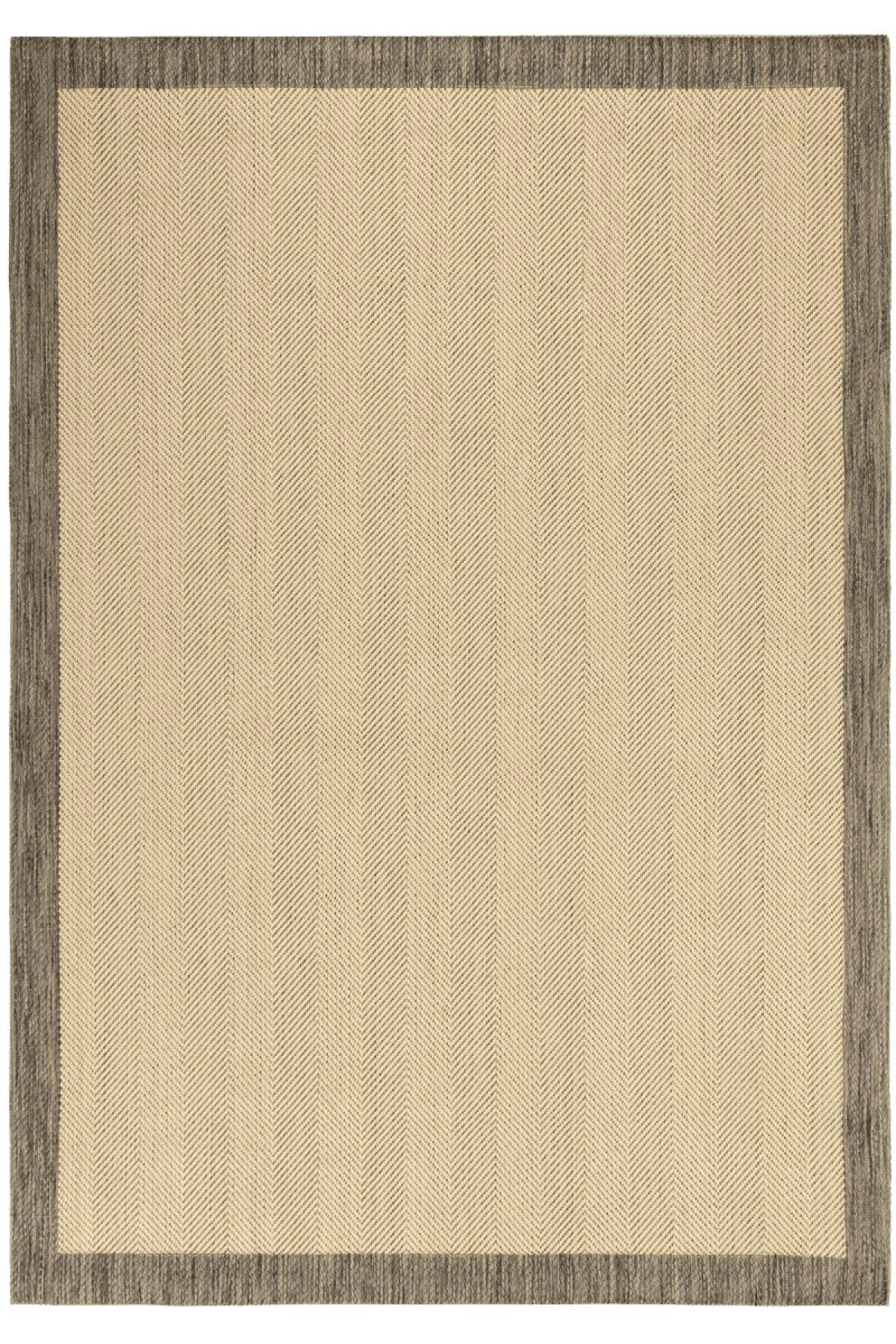 Tuğra Halı Asia AS02 Çok Renkli 4 mm Polyester Hav Tutmaz-Toz Tutmaz Yıkanabilir İnce Kaymaz Dikdörtgen İç ve Dış Mekan Halısı 160x230 cm