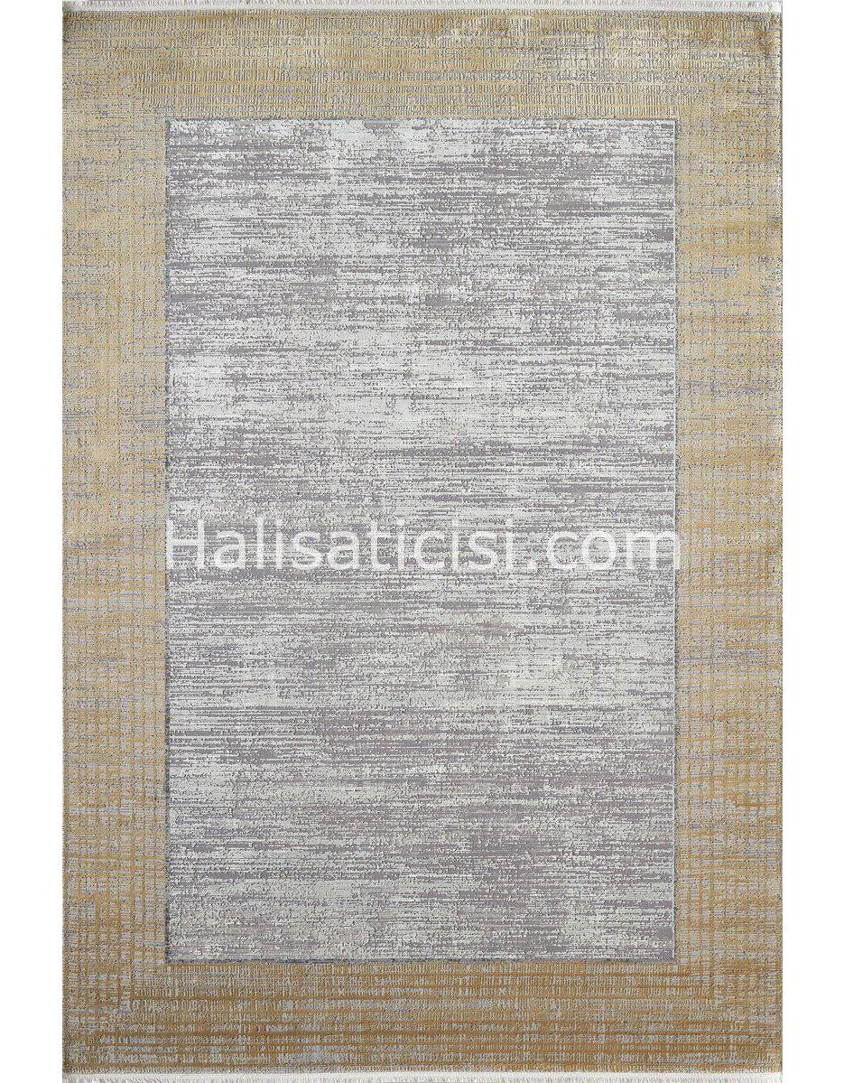 Gümüşsuyu İpekzade100 11379 Çok Renkli 8 mm Akrilik-Viskon Toz Tutmaz Yıkanabilir İnce Kaymaz Dikdörtgen Makine Dokuma Salon Halısı 80x180 cm