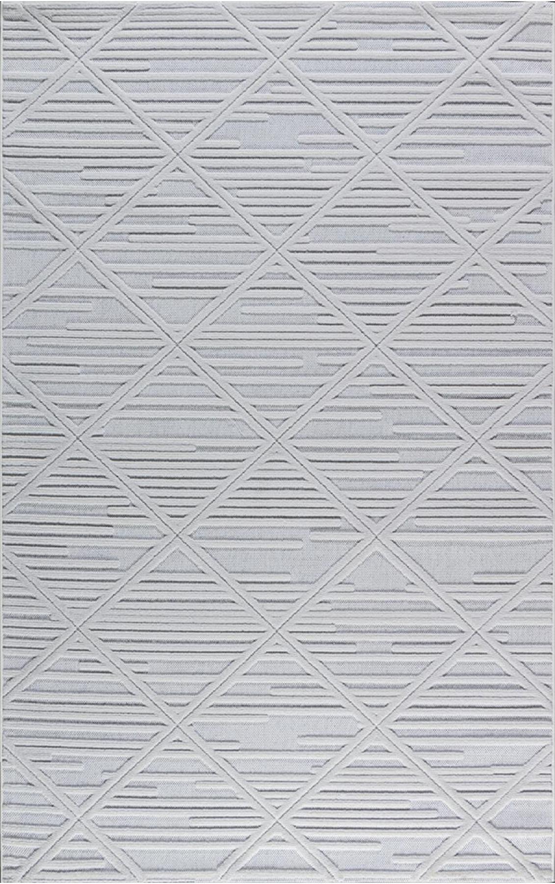 Padişah 65148 Krem 5 mm Polyester Yumuşak Yıkanabilir İnce Kaymaz Dikdörtgen Makine Dokuma Salon Halısı 80x500 cm