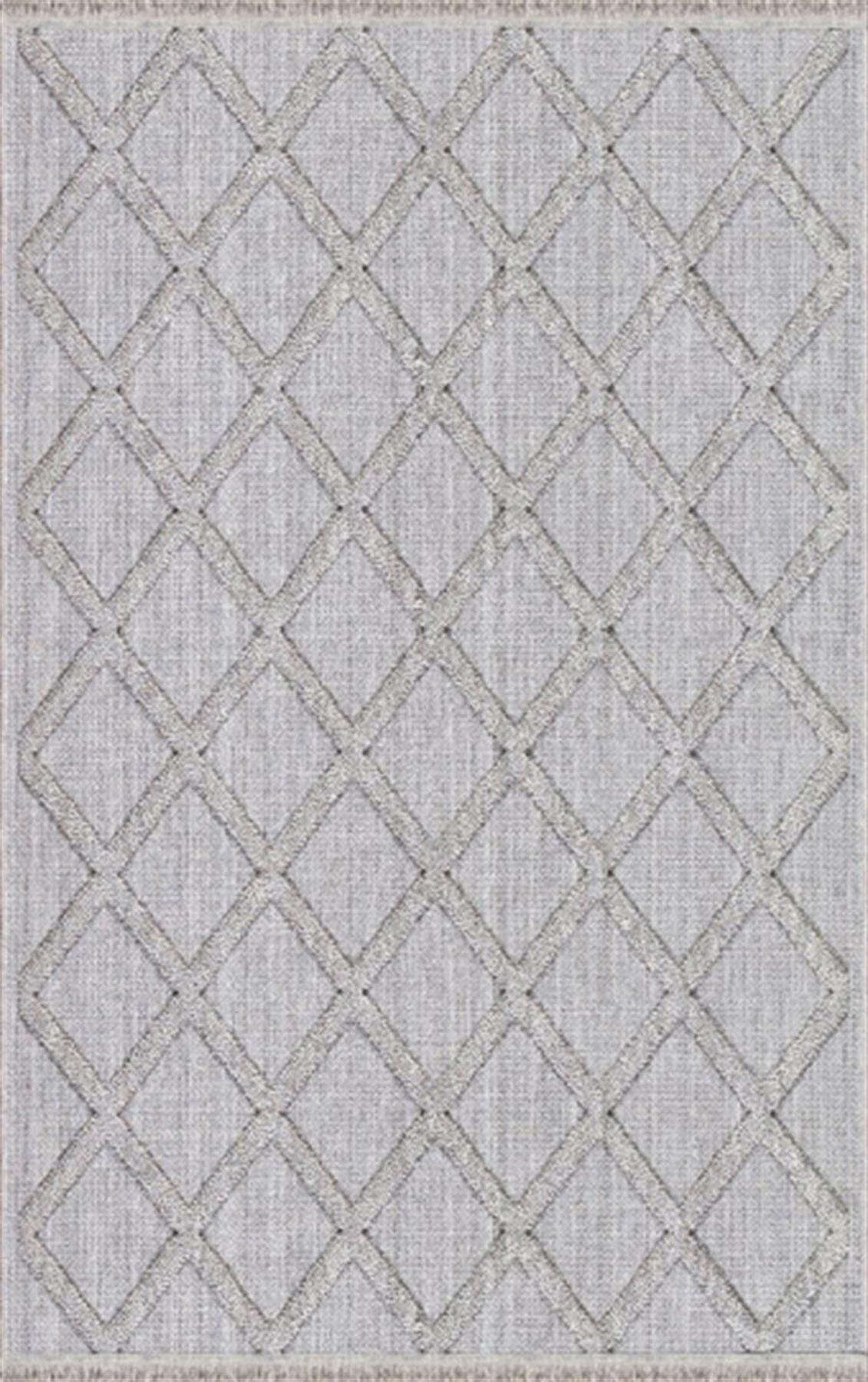 Padişah Ferida Krem 8 mm Polyester Yumuşak Yıkanabilir İnce Kaymaz Dikdörtgen Makine Dokuma Salon Halısı 80x500 cm