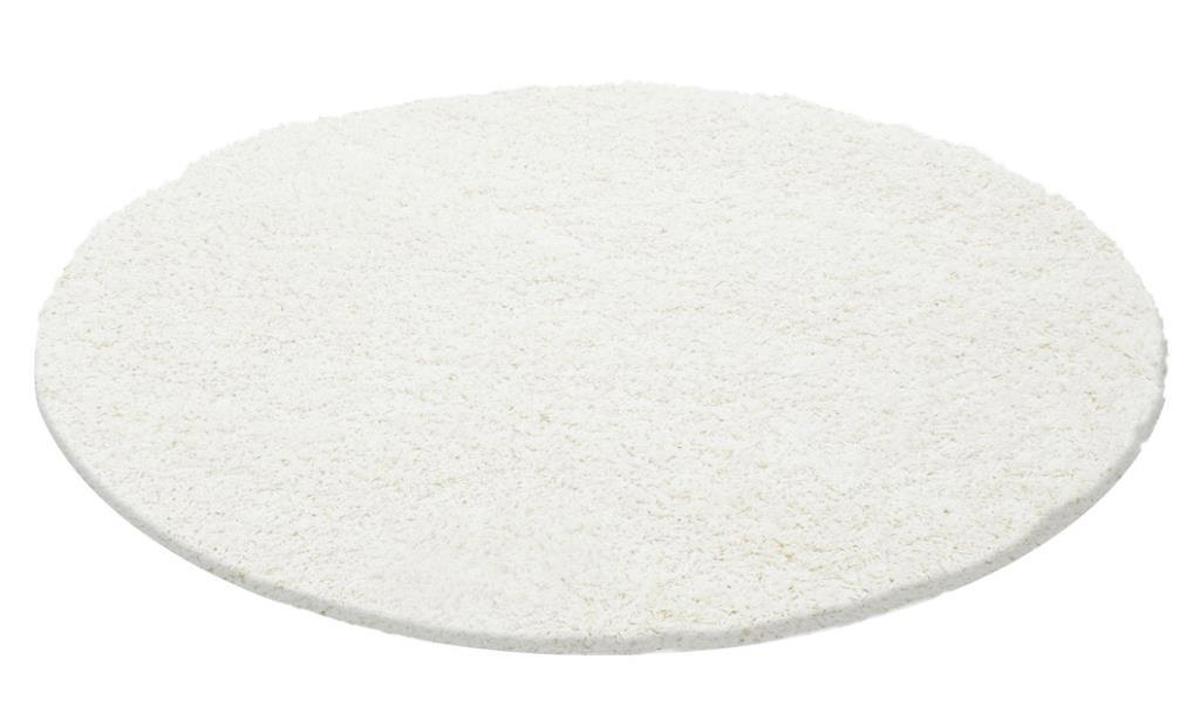 Carpettex Krem 30 mm Polipropilen Antialerjenik Yıkanabilir Kalın Kaymaz Taban Yuvarlak Makine Dokuma Antre-Çocuk Odası-Salon-Yatak Odası Halısı 100x150 cm