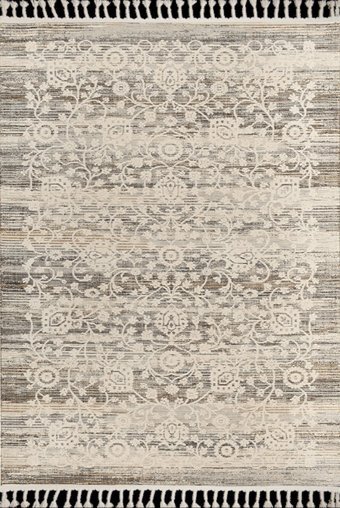 Kreasyon Halı Vanessa 1463 Bej 6 mm Akrilik Antialerjenik Yıkanabilir İnce Kaymaz Dikdörtgen Makine Dokuma Salon Halısı 160x230 cm