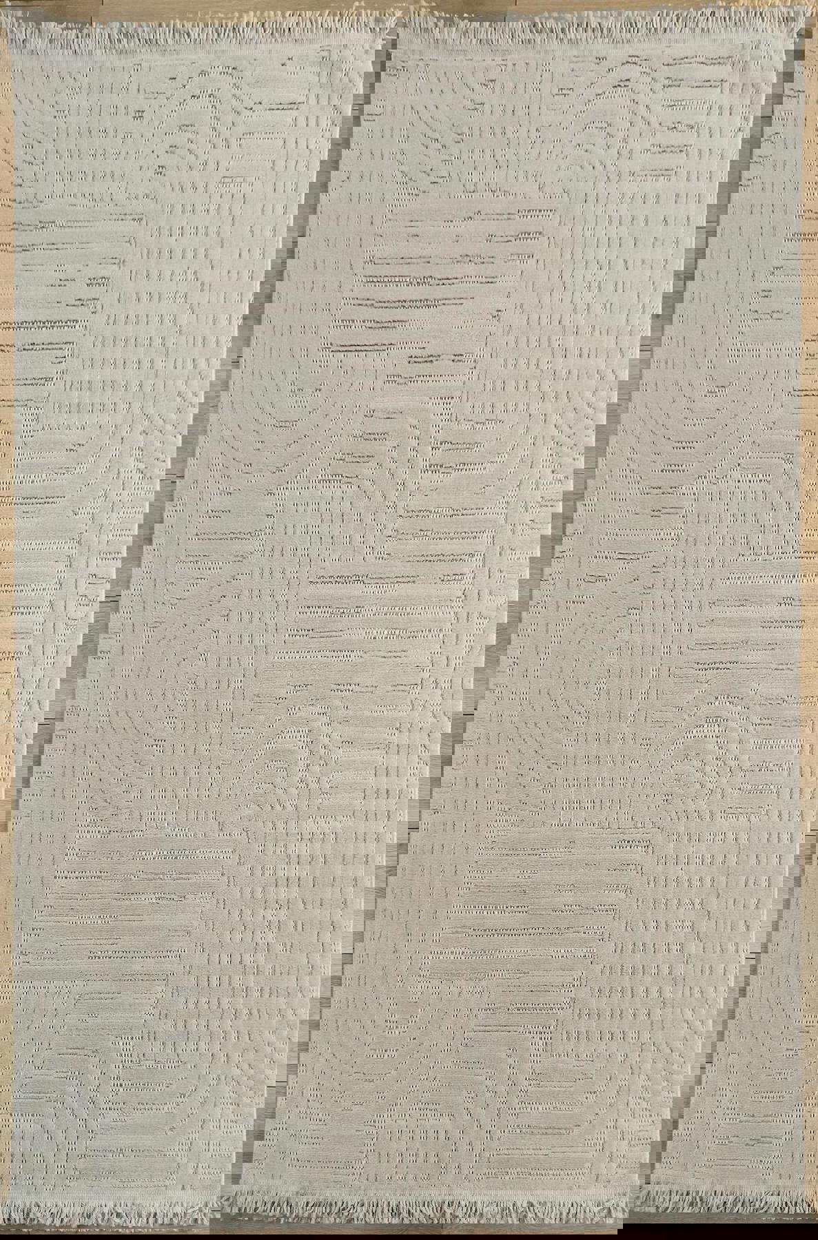 Çam Halı Talya TY03 Bej 13 mm Polyester Silinebilir Yıkanabilir Kalın Dikdörtgen Makine Dokuma Salon Halısı 80x300 cm