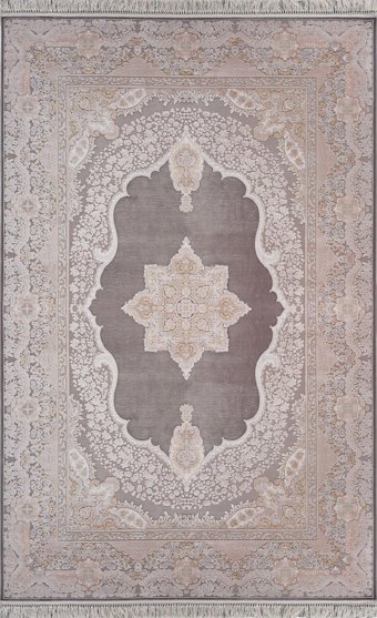 Artemis Halı Palace 05197D Çok Renkli Akrilik Yıkanabilir İnce Kaymaz Jüt Taban Dikdörtgen Makine Dokuma Salon Halısı 80x200 cm